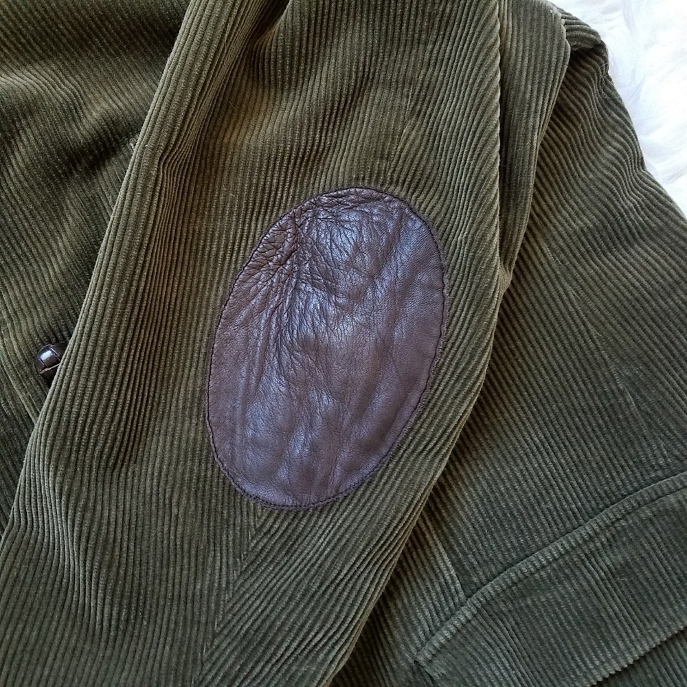 Ralph Lauren Men's Corduroy/Leather Blazer - Picture 8 of 13